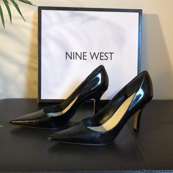 Nine West Shoes - Nine West Black Patent Heels, New